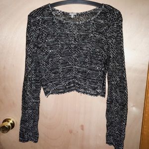 Charlotte Russe Cropped Longsleeve