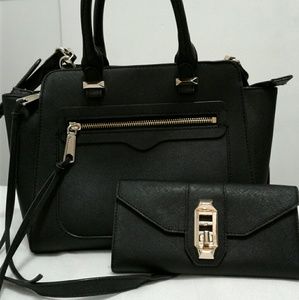 DAMAGED Rebecca Minkoff Mini Avery Tote & Wallet