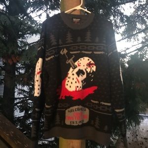 Jason Vorhees Friday the 13th Knit Sweater