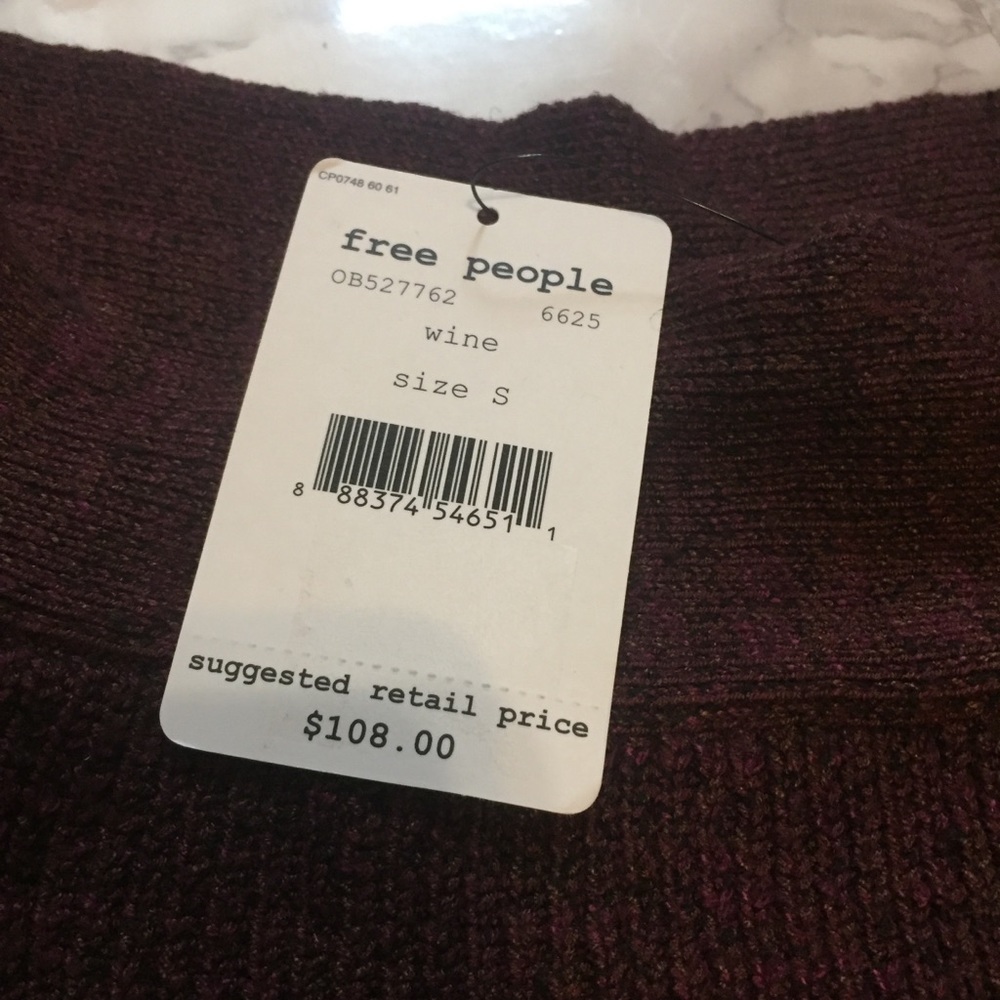 FREE PEOPLE off the shoulder sweater - Picture 6 of 6