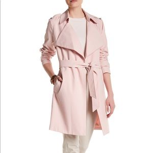 Michael Kors Pink double breasted trench coat