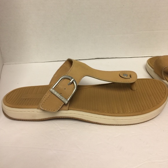 bass leather flip flops