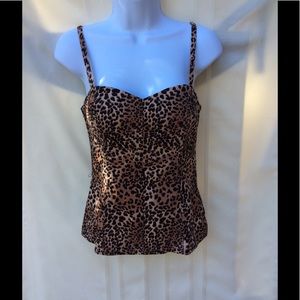 NWT leopard print top.