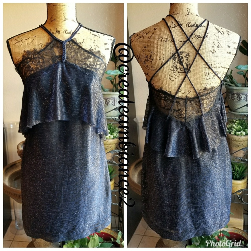 Free People Midnight Sky Party Dress - Picture 3 of 5