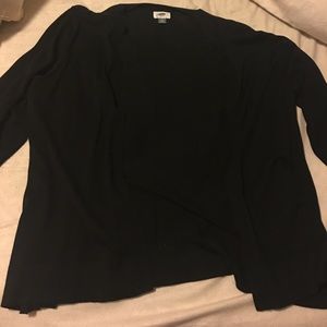 Black sweater coverup