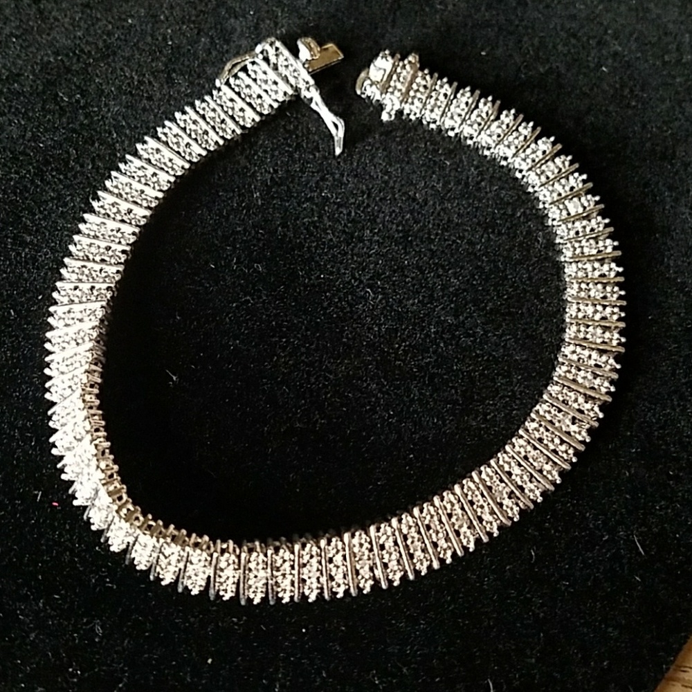 Sterling silver mesh bracelet
