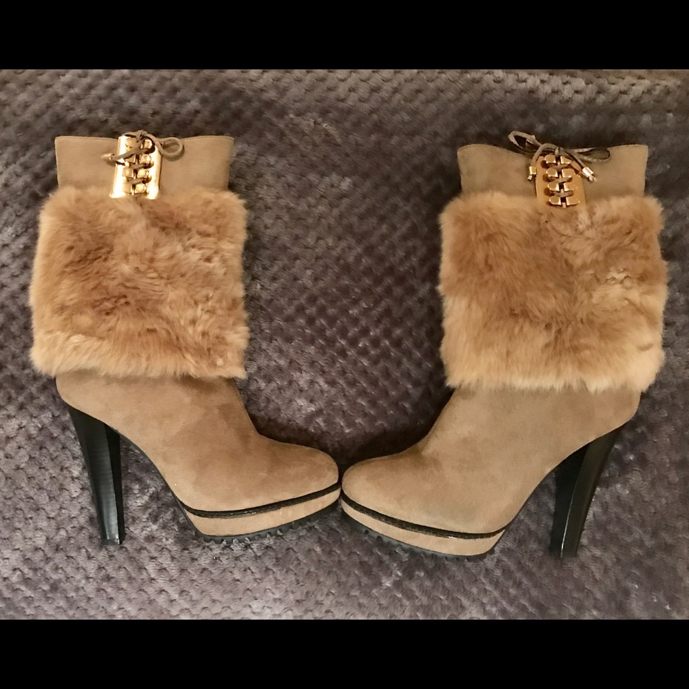 Spagna fur lined suede boots