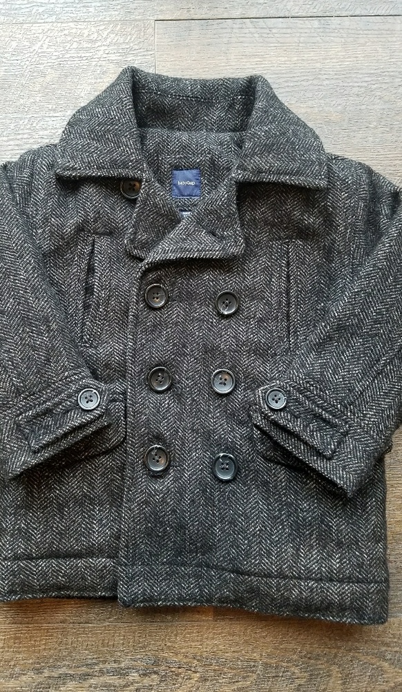 Baby Gap Herringbone Pea Coat