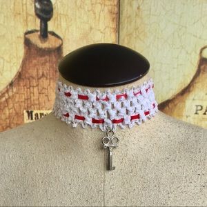 Handmade Key to my heart choker ❤️