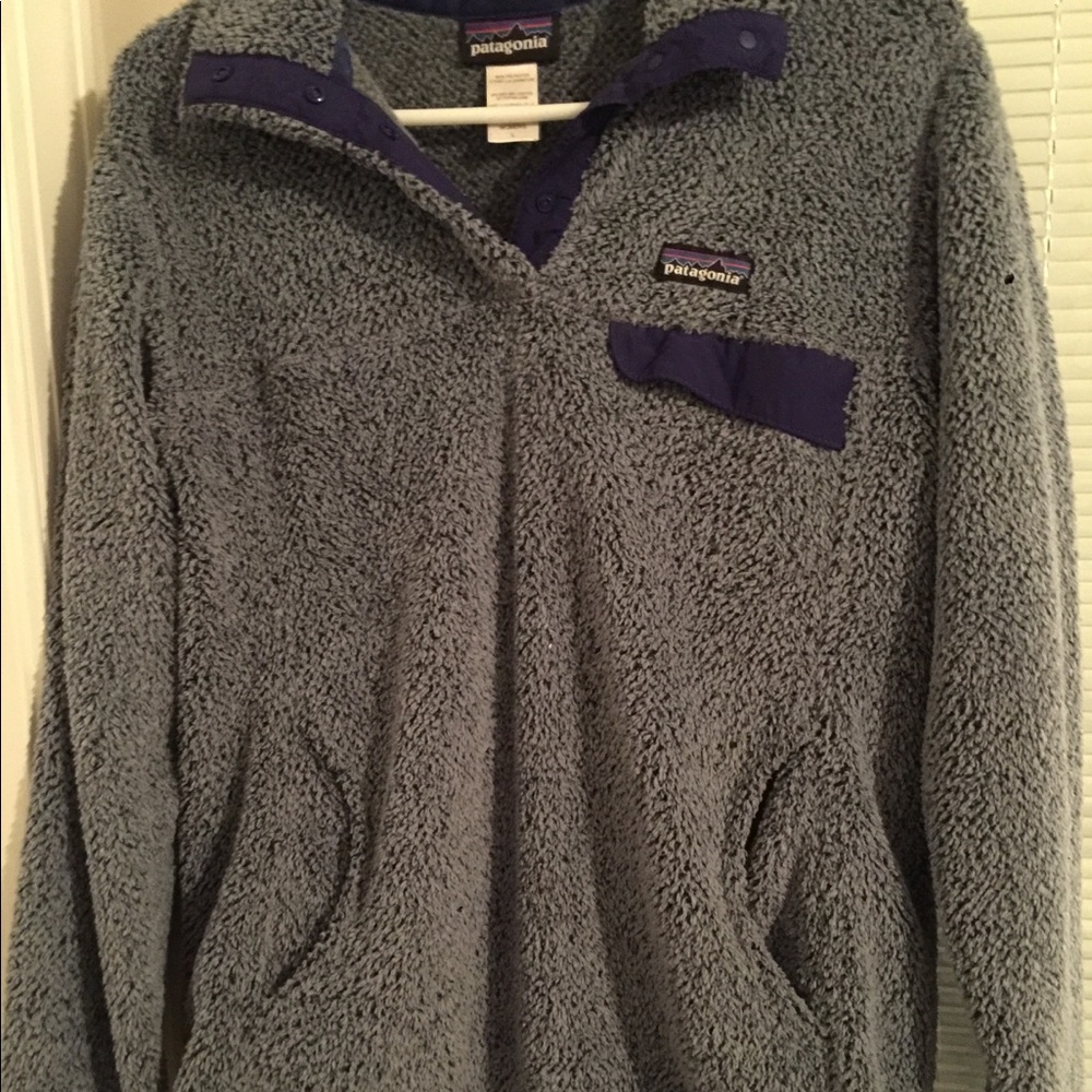 Blue patagonia jacket