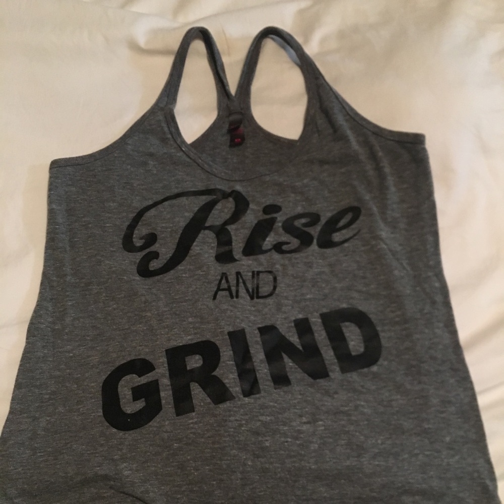 Rise and grind tank, size m