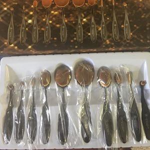 10 Pieces Anastasia Professional Makeup brushed