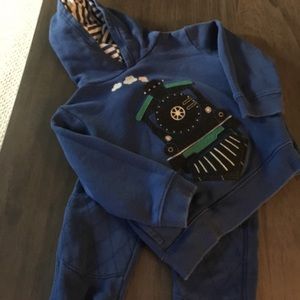 Boys Gymboree train outfit