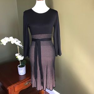 🛍 Sweater Dress Trumpet Sleeves & Flare Hem