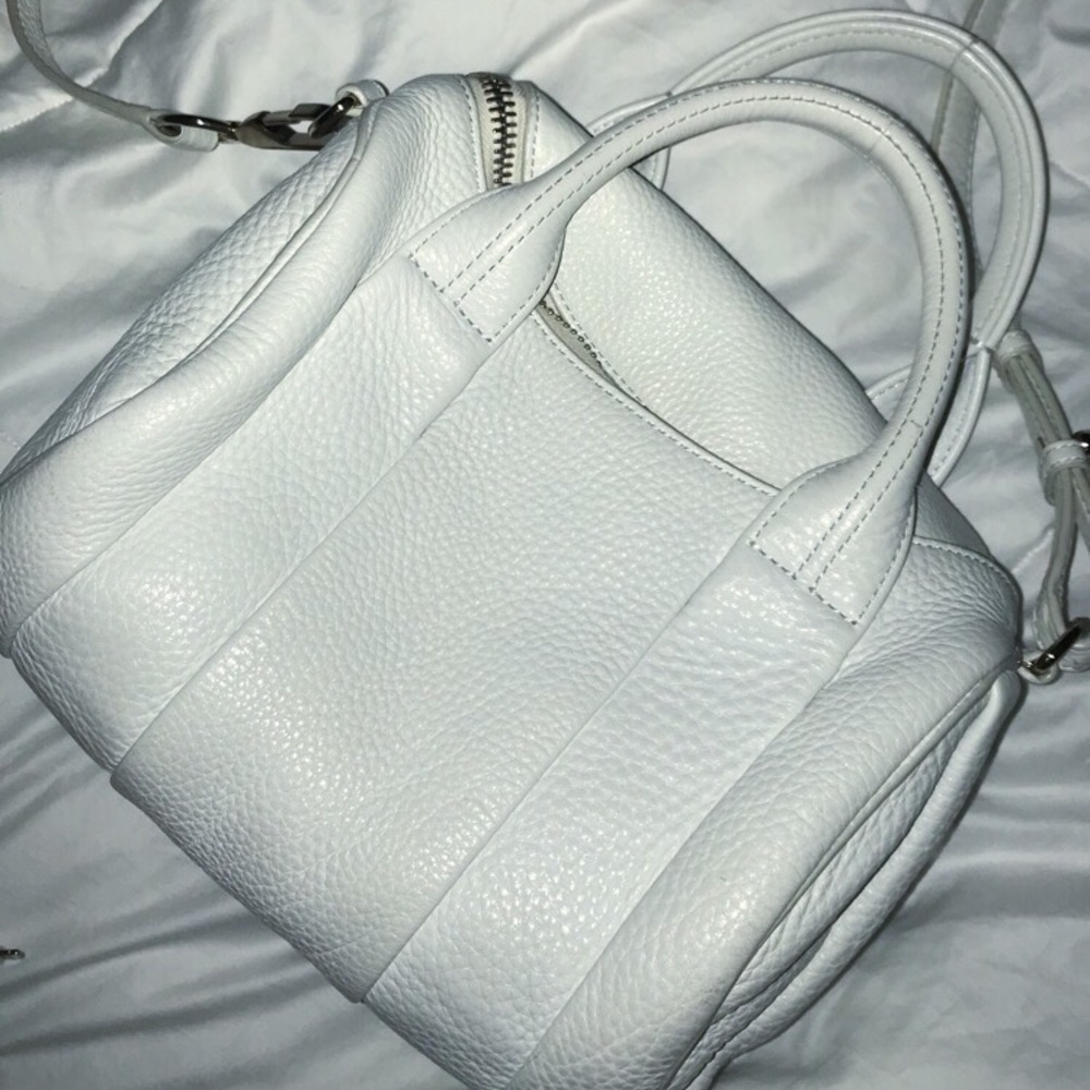 White pebbled Alexander Wang Rockie. Hardly used.