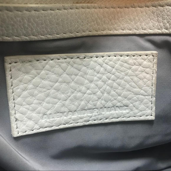 White pebbled Alexander Wang Rockie. Hardly used. - Picture 6 of 7