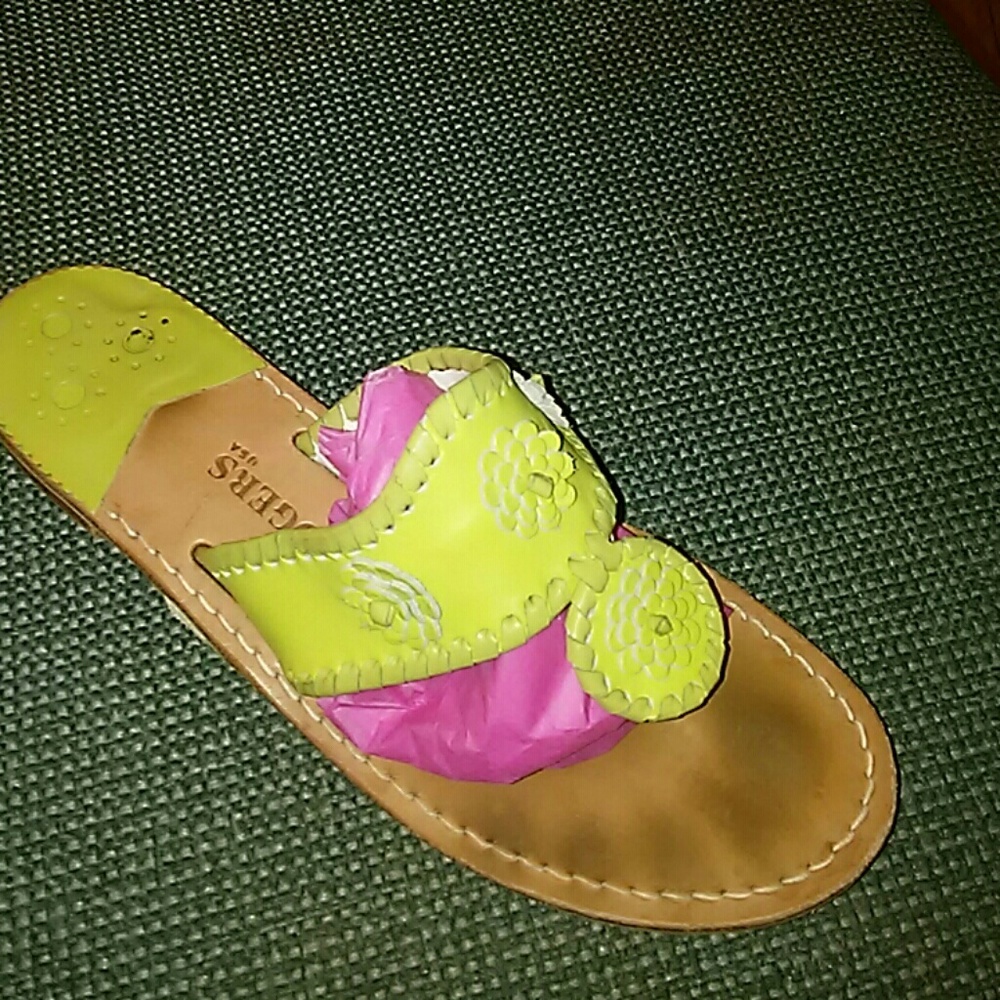 Lime Green Jack Rogers