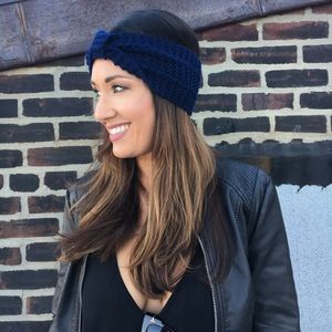 🆕Rylee Crochet Knit Turban Headband Ear Warmer