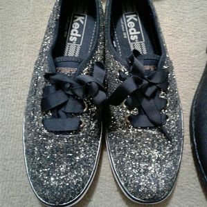 Keds gold glitter sneakers