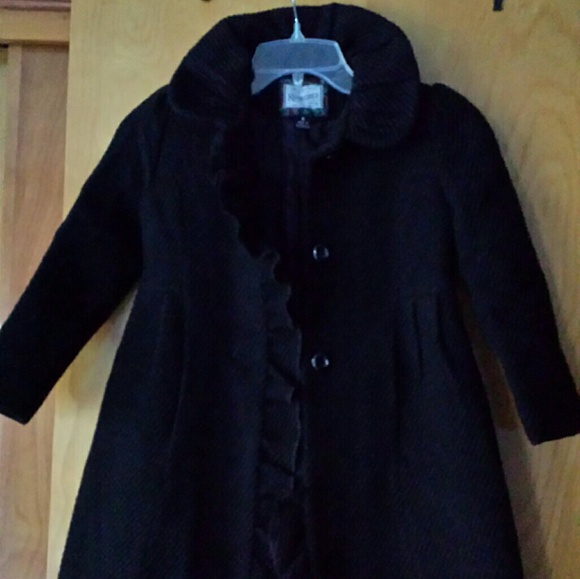 S.Roothschild Ruffle.Trim Coat - Picture 2 of 5