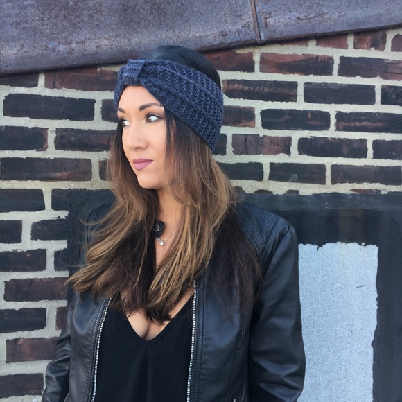 🆕Rylee Crochet Knit Turban Headband Ear Warmer - Picture 4 of 5