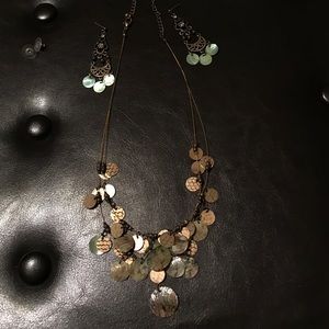 Necklace matching earrings
