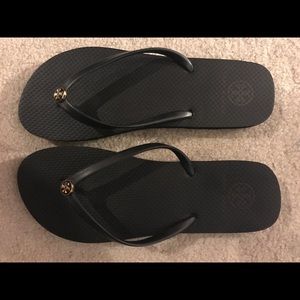 Tory Burch Black Flip Flops