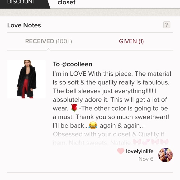 Last✨Rosa Bell Sleeve Black Vegan Faux Fur Jacket - Picture 7 of 8