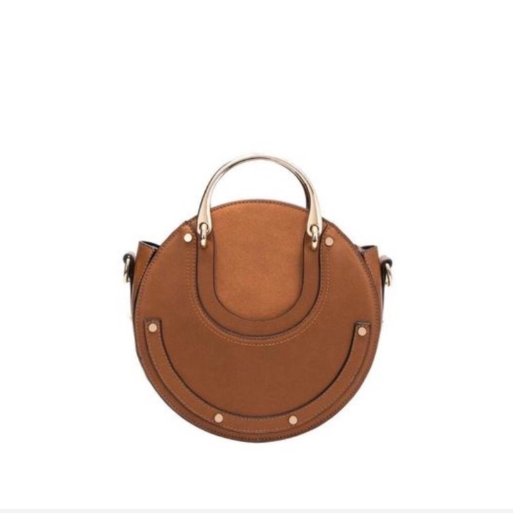 HP✨🆕Harley Brown Melie Bianco Round Crossbody - Picture 2 of 8