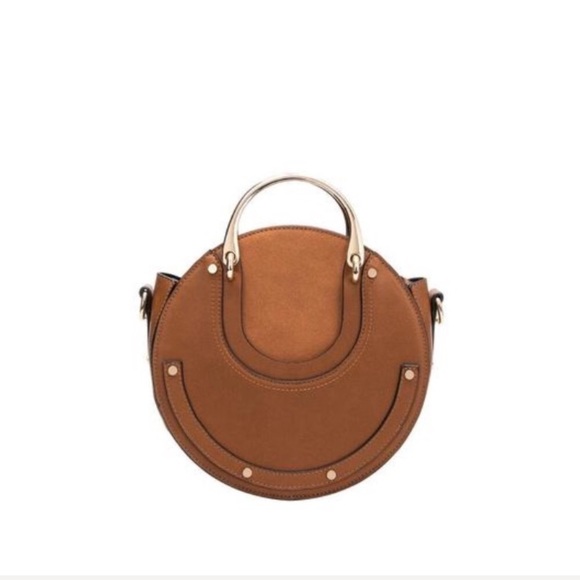 HP✨🆕Harley Brown Melie Bianco Round Crossbody - Picture 2 of 8