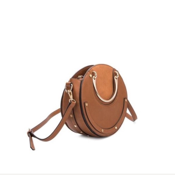 HP✨🆕Harley Brown Melie Bianco Round Crossbody - Picture 4 of 8