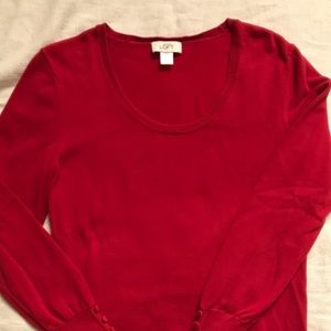Loft sweater M red