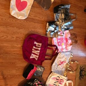 HUGE LOT OF Victoria Secret a supermodel Bags!!!