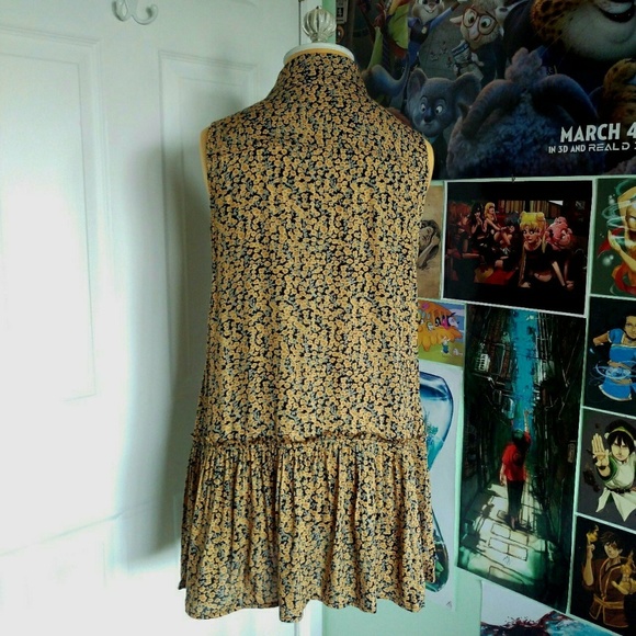 John Galt: Darlene Dress or Tunic in Yellow Floral - Picture 2 of 4