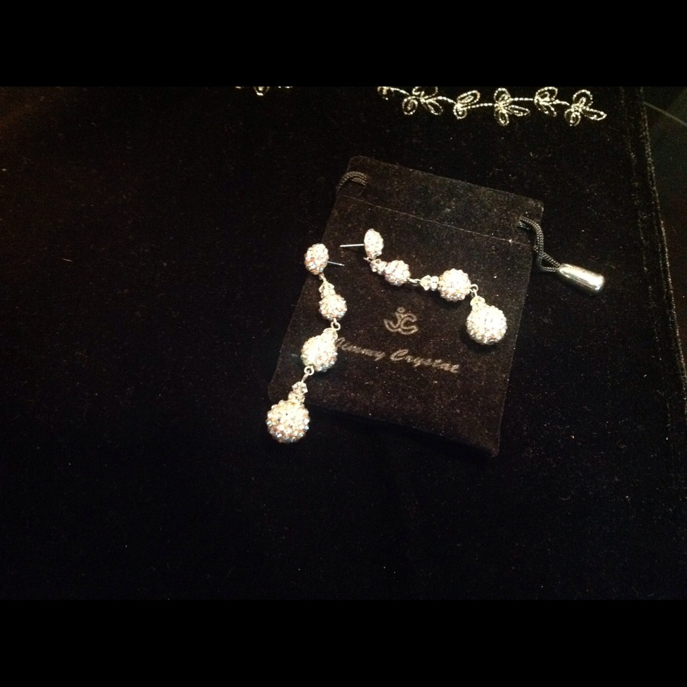 Jimmy Crystal Elegant Earrings