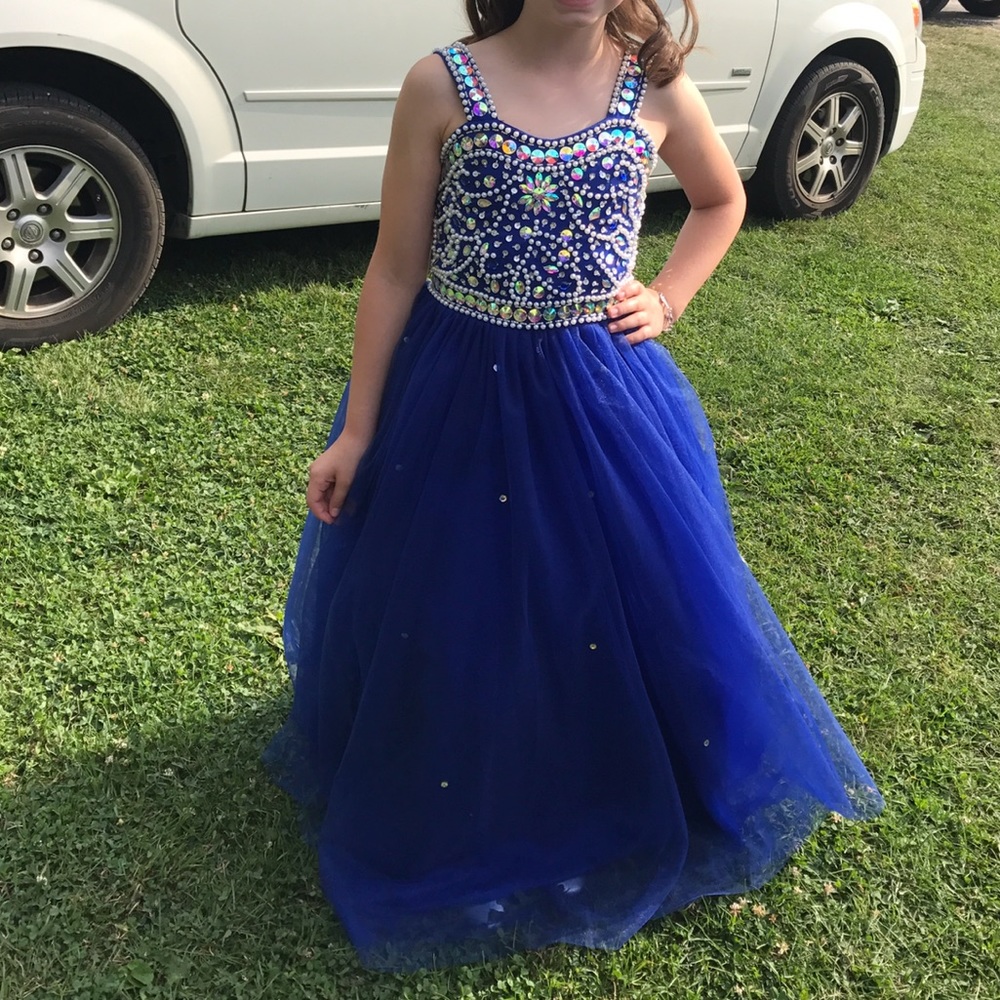 Royal Blue💙 Ball Gown Pageant Dress