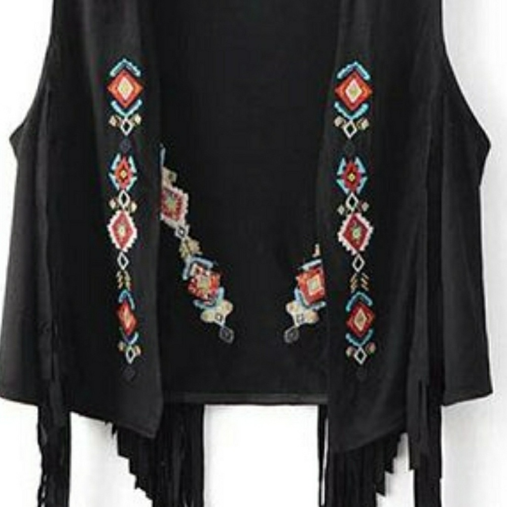 Black Southwest Vest - Picture 6 of 8