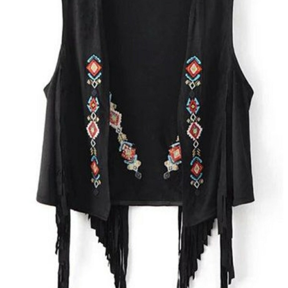 Black Southwest Vest - Picture 2 of 8