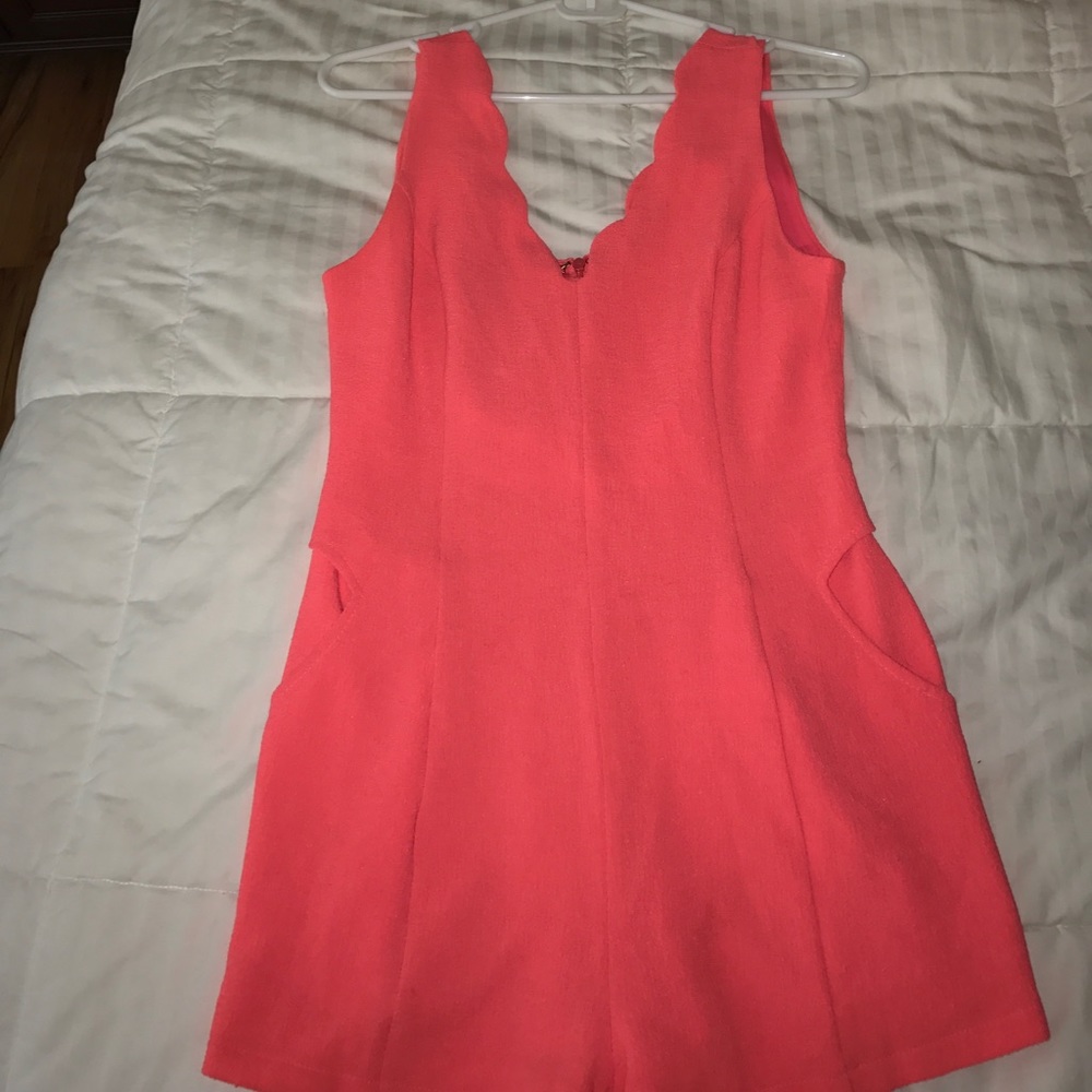 Pink romper size small
