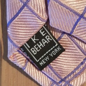 Ike behar mens silk pink neck tie