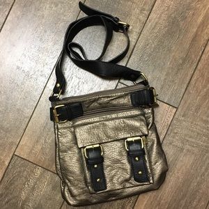 Metallic Cross Body Bag