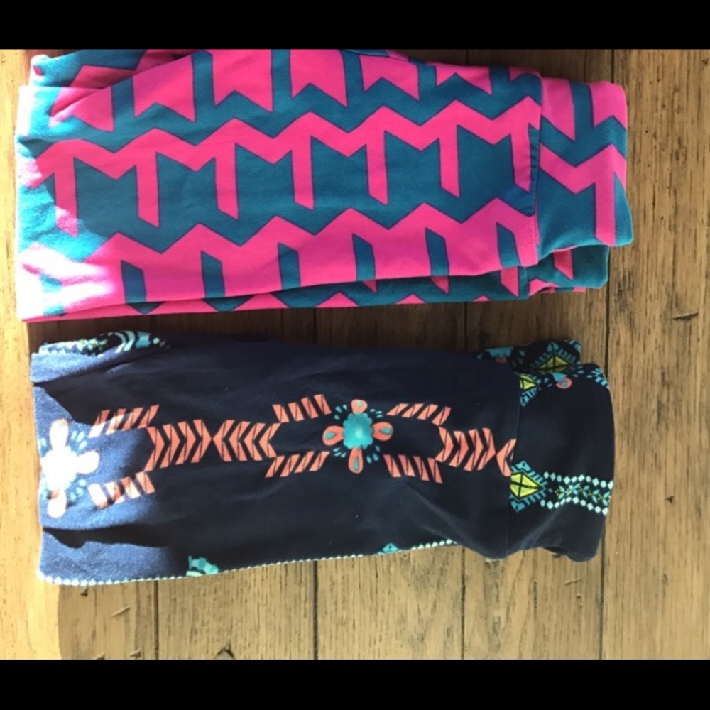 4 pairs of s/m kids lularoe leggings