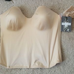 Strapless Corset Bra- Hidden Underwire Bridal Bra