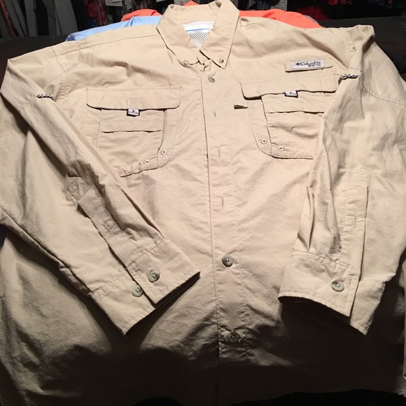 NWT Columbia Sportswear Men/'s Big-Tall Bahama II Long Sleeve Shirt Gift All Size