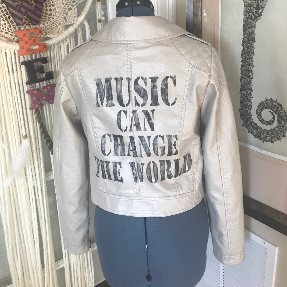 Faux leather jacket by Philosophy size S