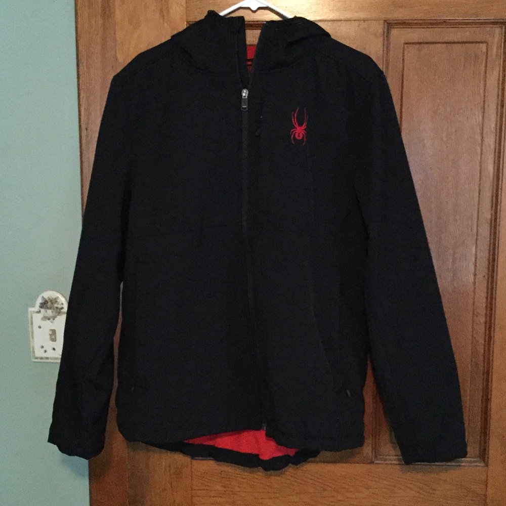 Spyder soft shell hooded coat
