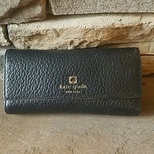 Kate Spade black black wallet