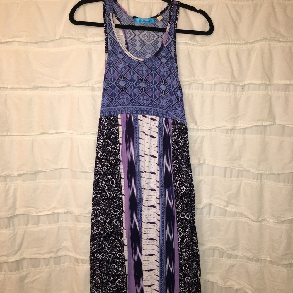 Francesca's Anthropologie Tribal Maxi Dress