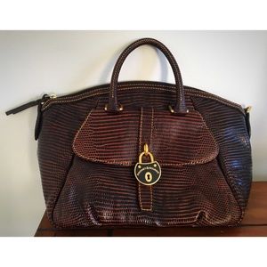 NEW Dooney & Bourke AUTHENIC Santorini Satchel!