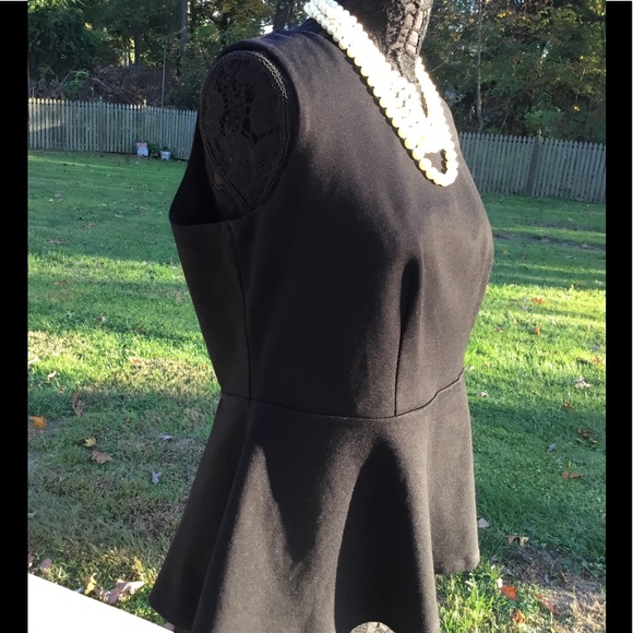 INC Woman Black Peplum Top... Size OX - Picture 7 of 7